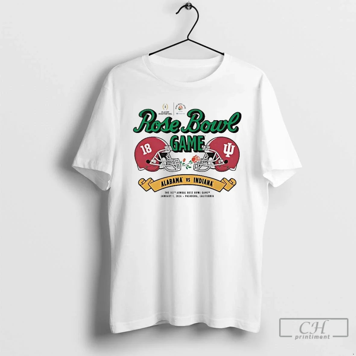 Classic Indiana Vs Alabama 2026 Rose Bowl Helmet - T-Shirt, Sweatshirt, Hoodie