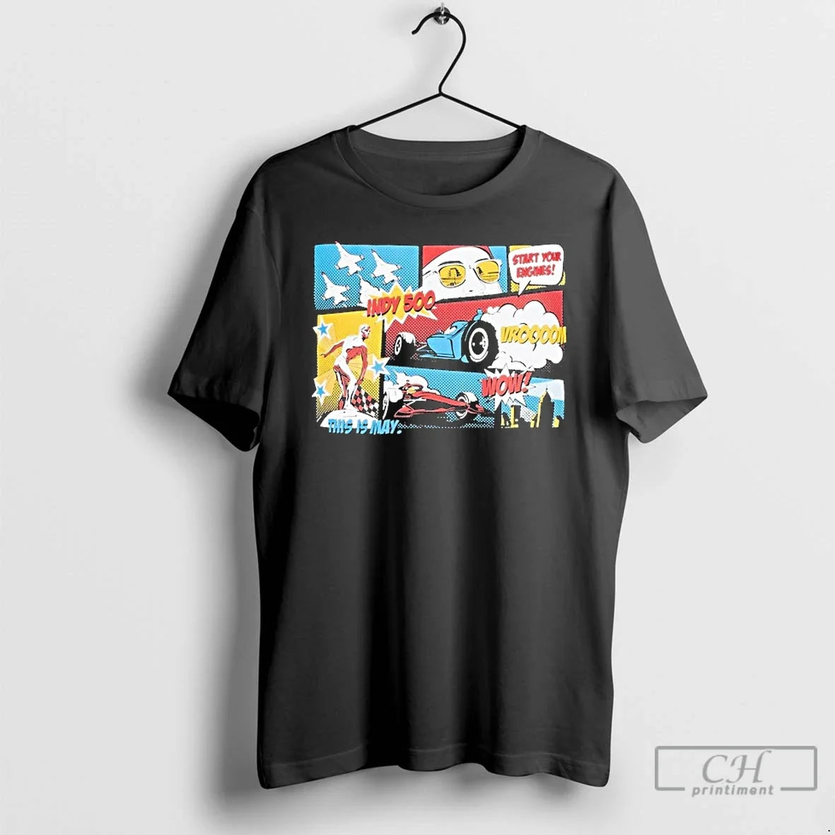 Classic Indianapolis Motor Speedway Indy 500 Start Your Engines Vroom Comic Strip T Shirts Sweater - T-Shirt, Sweatshirt, Hoodie