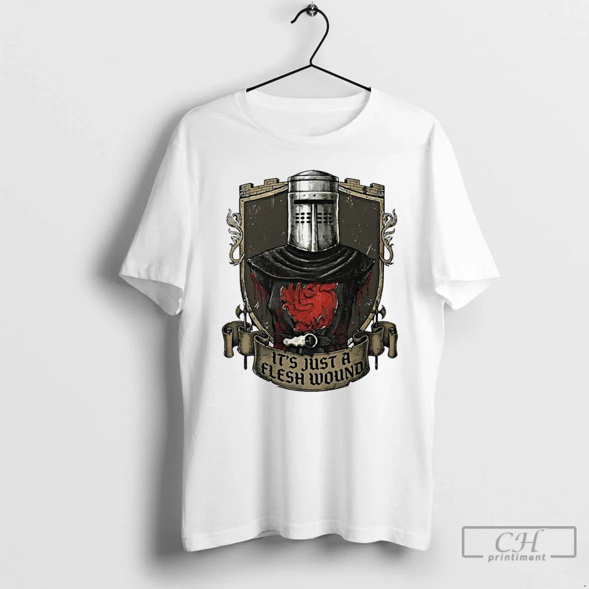 Classic Its Just A Flesh Wound Unisex T-shirt, Sweatshirt, Hoodie, Long Sleeve Tee - T-Shirt, Sweatshirt, Hoodie