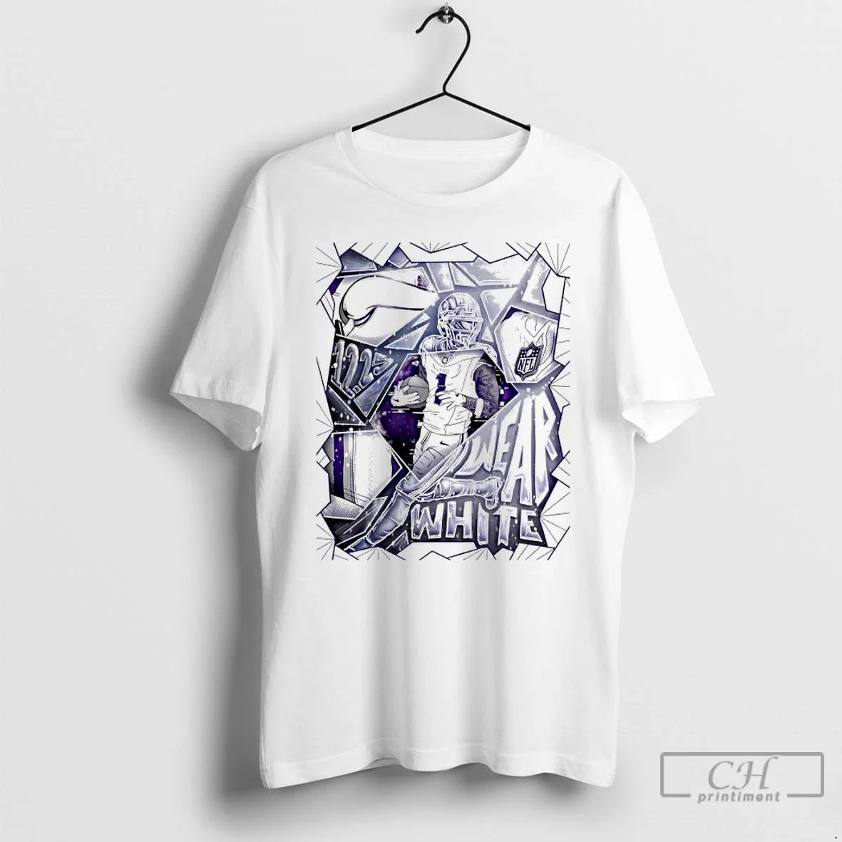 Classic Jalen Nailor Minnesota Vikings Wear White Winter Whiteout Week - T-Shirt, Sweatshirt, Hoodie