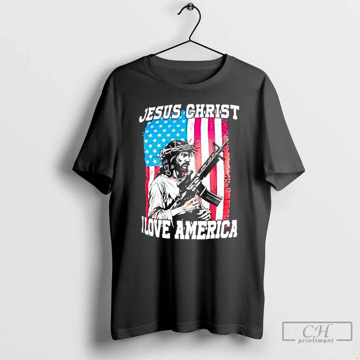 Classic Jesus Christ I Love America - T-Shirt, Sweatshirt, Hoodie