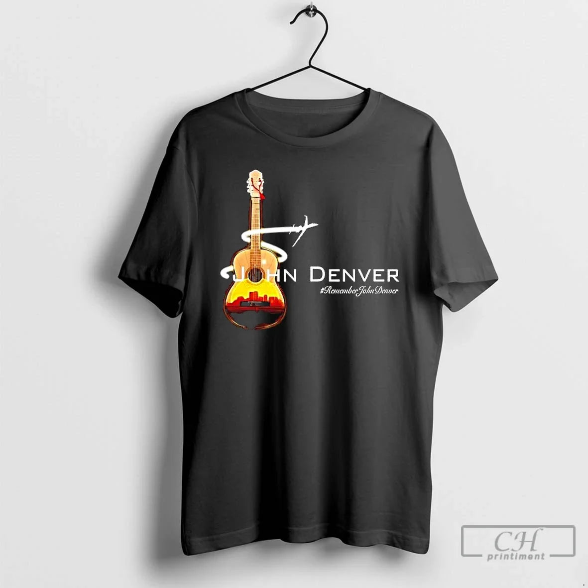 Classic John Denver Remember Guitar Graphic - T-Shirt, Sweatshirt, Hoodie