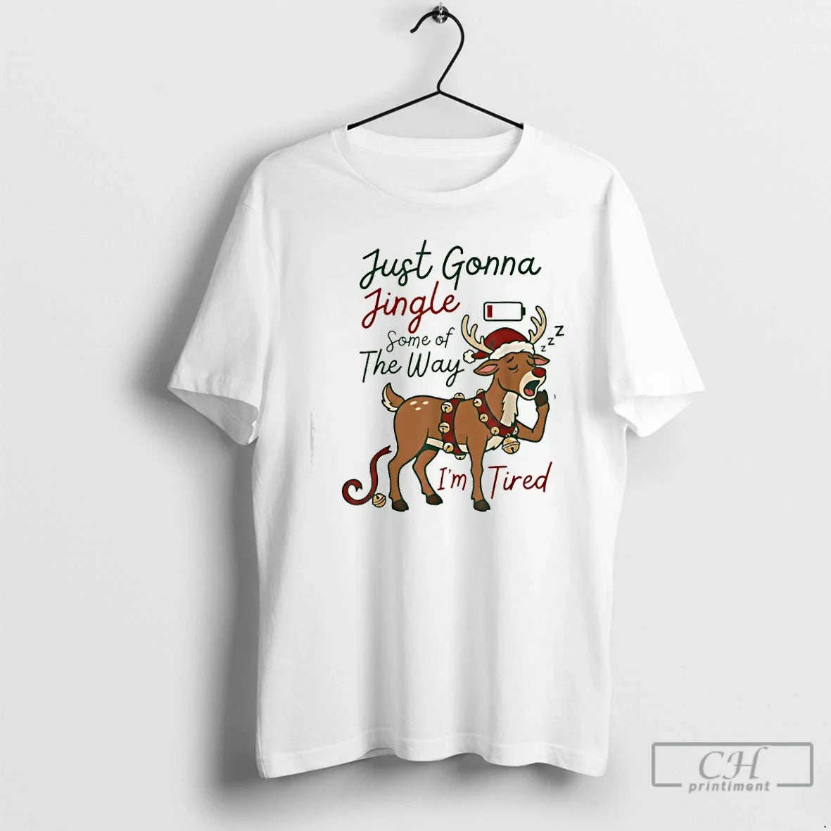 Classic Just Gonna Jingle Some Of The Way Im Tired Reindeer Christmas T Shirts Sweater - T-Shirt, Sweatshirt, Hoodie