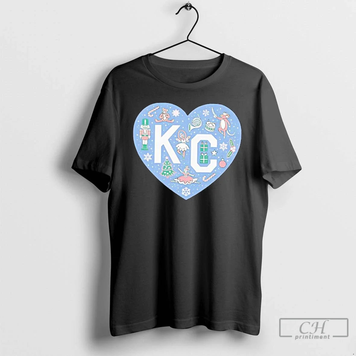 Classic Kc Ballet Nutcracker Heart - T-Shirt, Sweatshirt, Hoodie