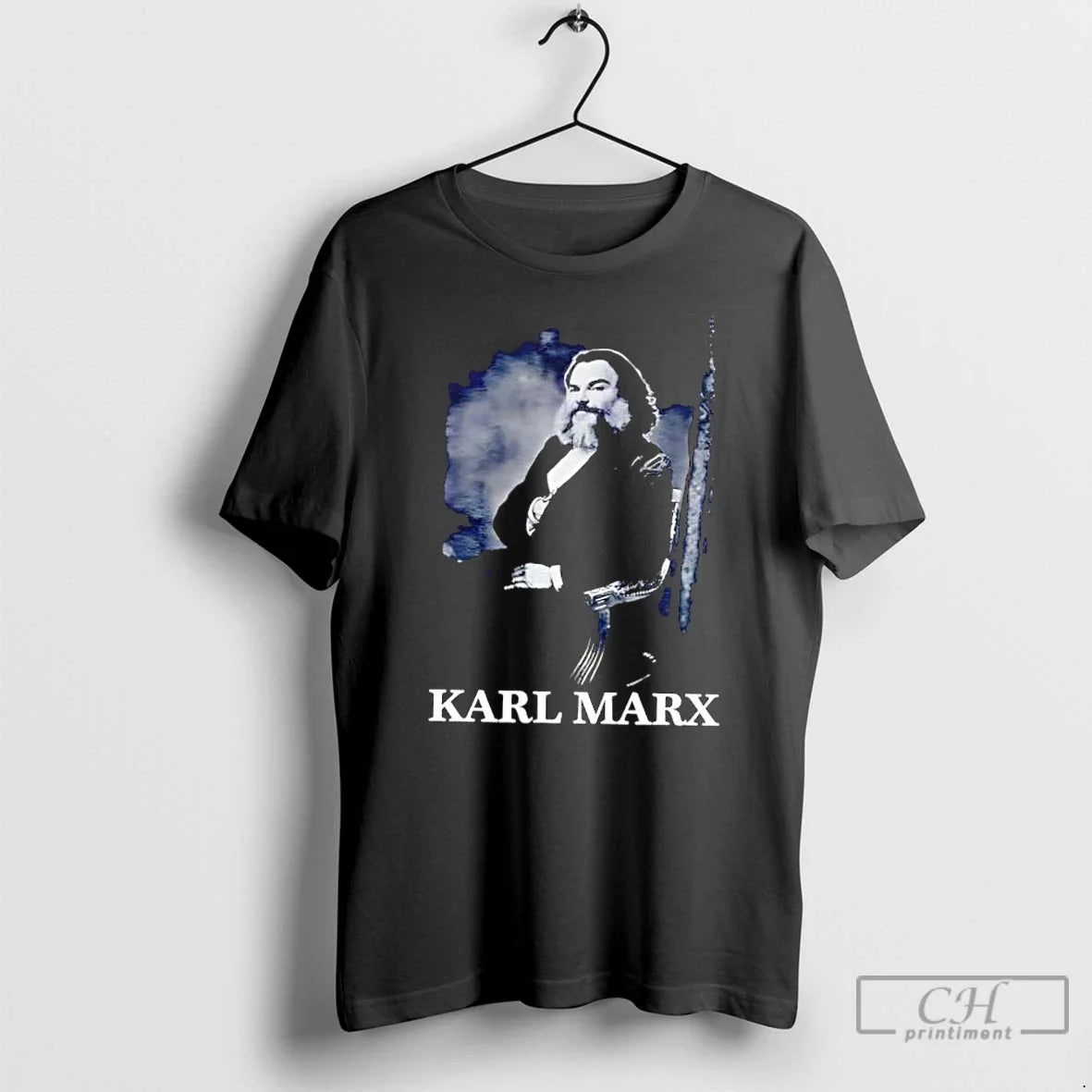 Classic Karl Marx Jack Black Photo - T-Shirt, Sweatshirt, Hoodie