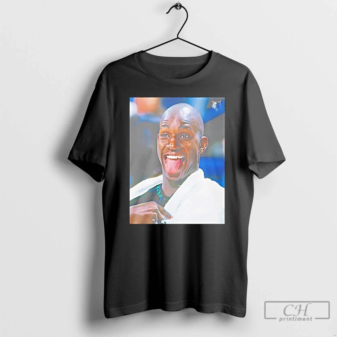 Classic Kevin Garnett Minnesota Timberwolves Face Funny Picture - T-Shirt, Sweatshirt, Hoodie