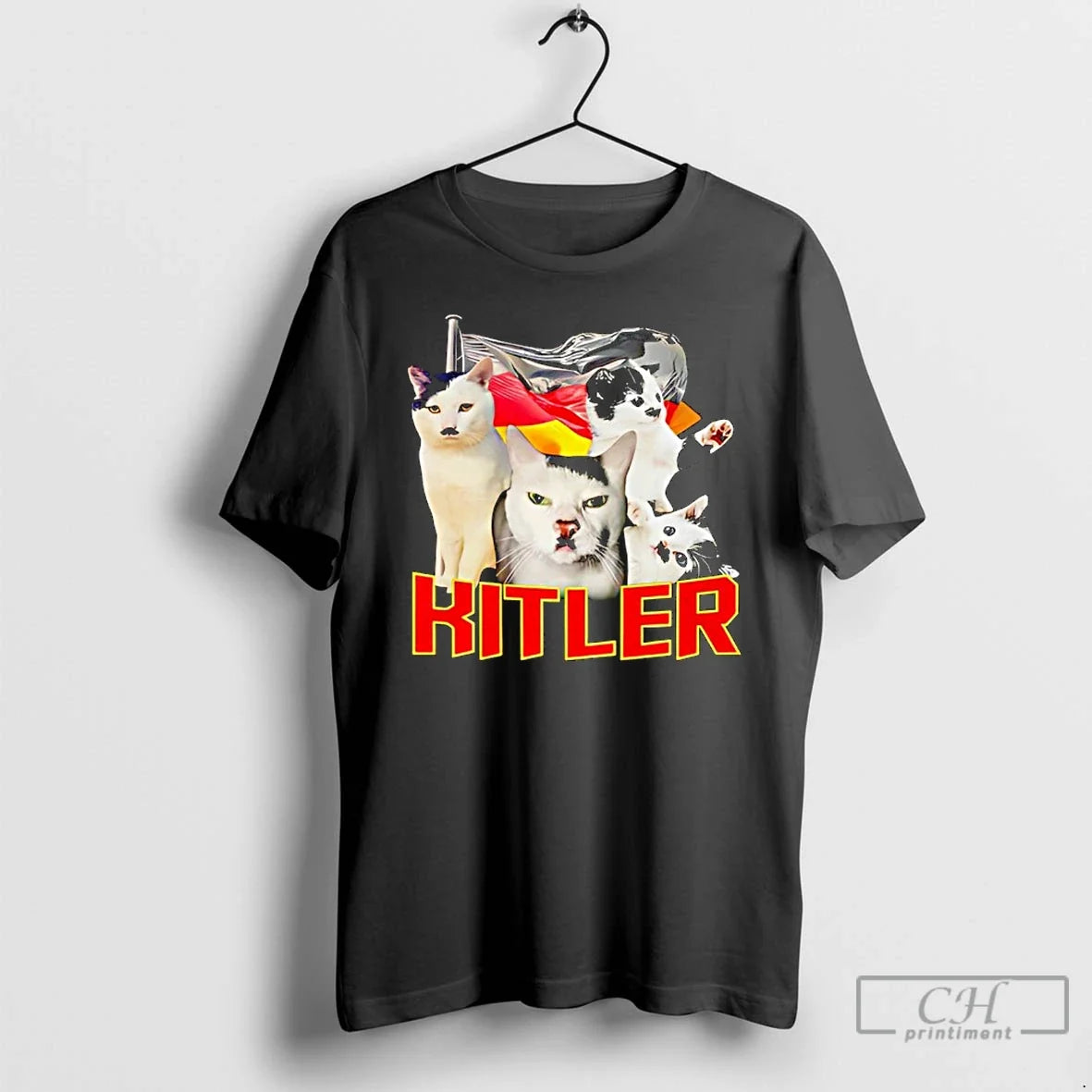 Classic Kitler Hitler Cat Graphic Funny - T-Shirt, Sweatshirt, Hoodie