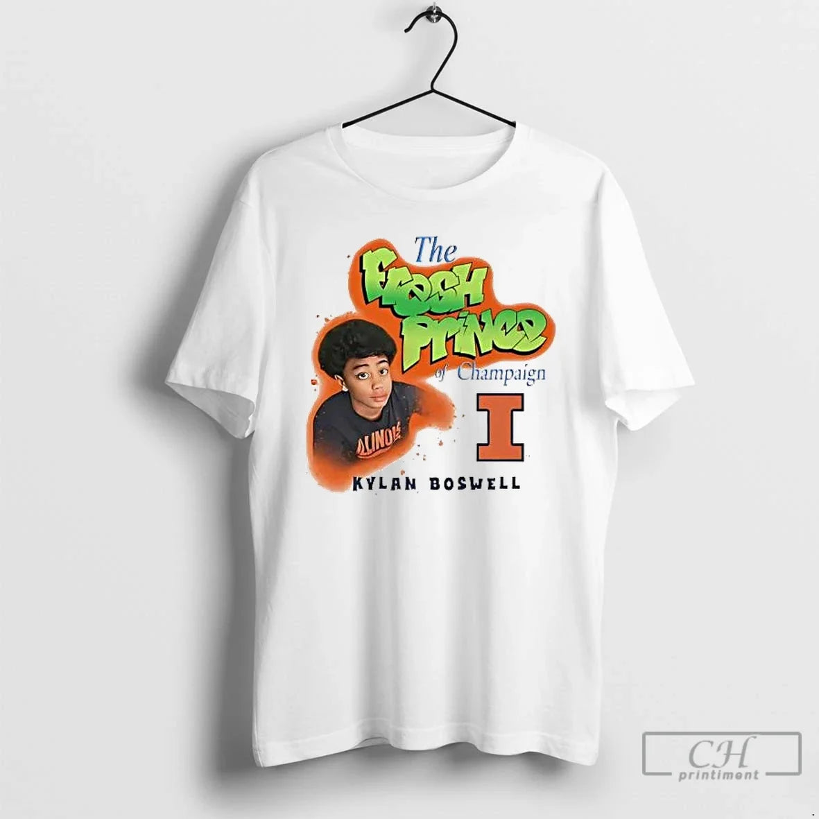Classic Kylan Boswell The Fresh Prince Of Champaign Illinois Fighting Illini - T-Shirt, Sweatshirt, Hoodie