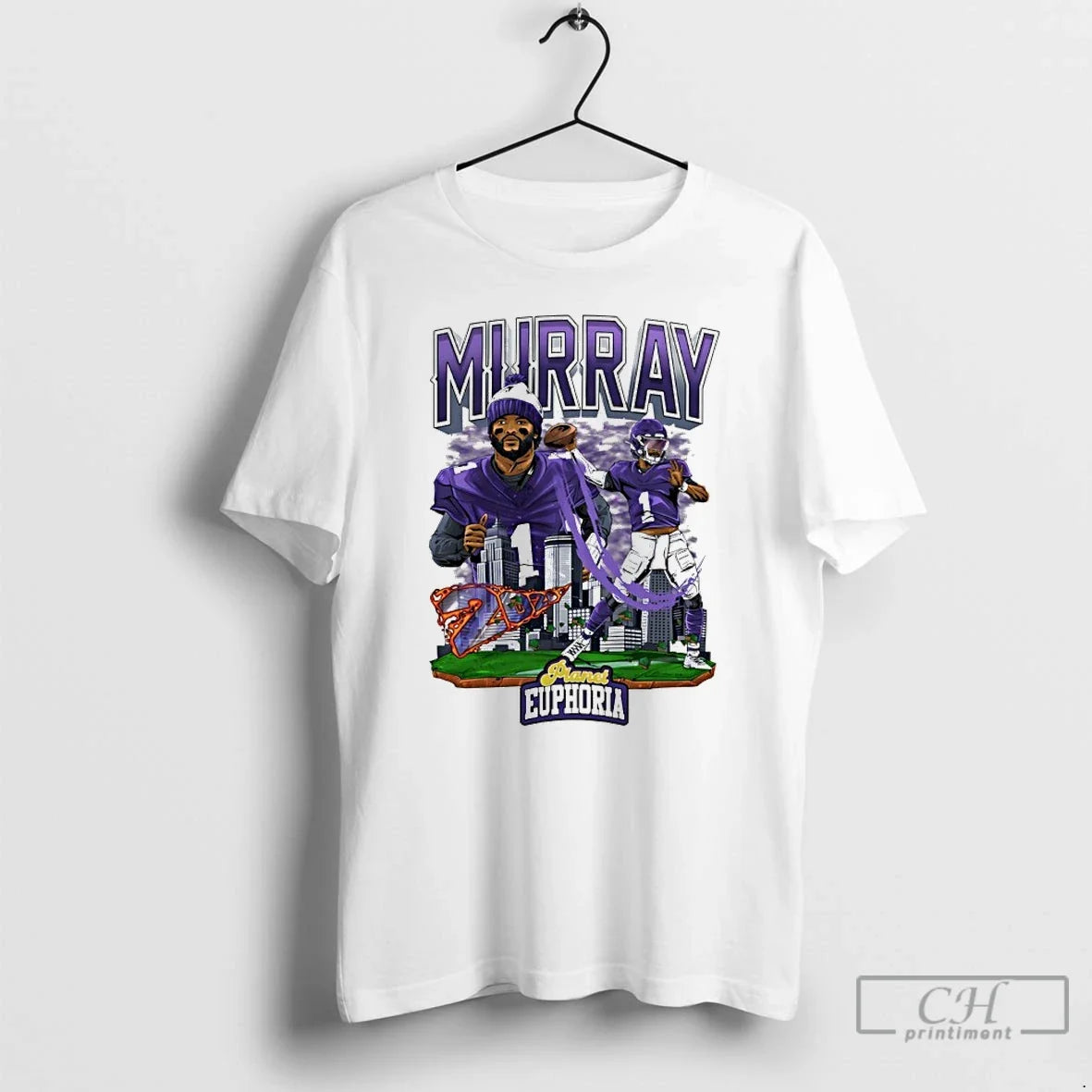 Classic Kyler Murray Baltimore Ravens 2026 Collage City Skyline Comic Unisex T-shirt, Sweatshirt, Hoodie, Long Sleeve Tee - T-Shirt, Sweatshirt, Hoodie