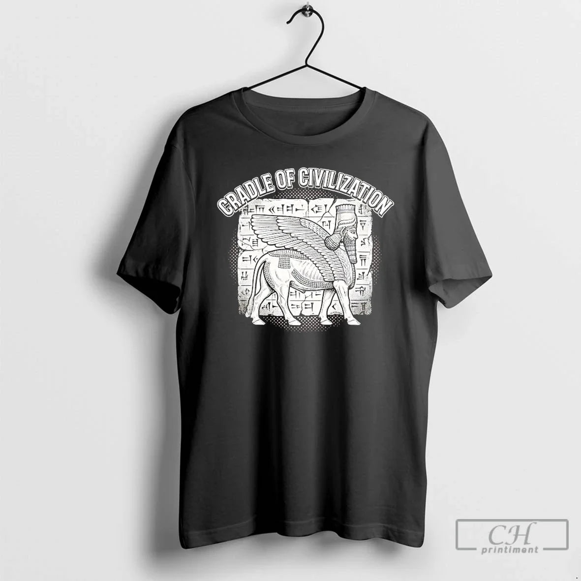 Classic Lamassu Mesopotamia Cradle Of Civilization - T-Shirt, Sweatshirt, Hoodie