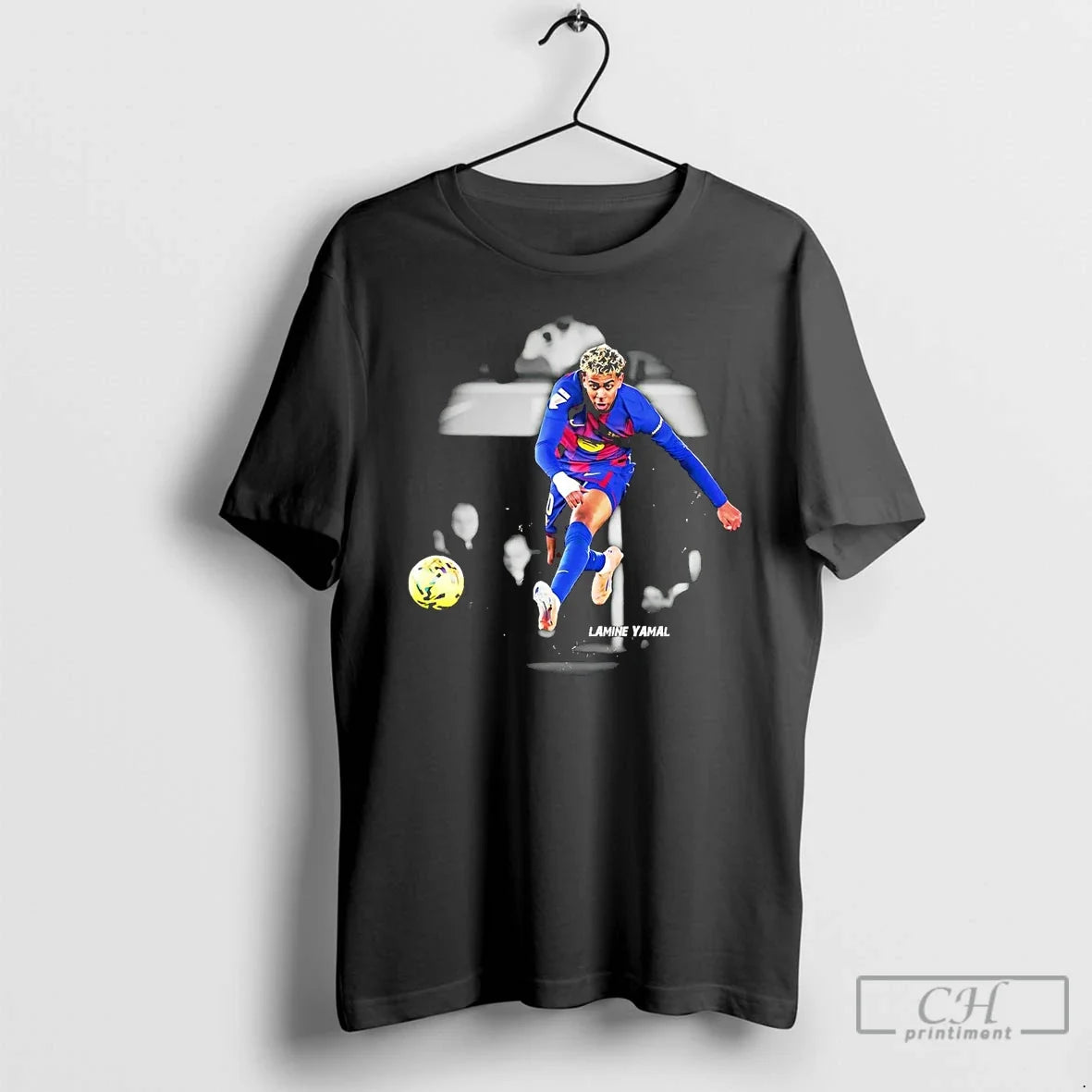 Classic Lamine Yamal Left Foot Score Goals - T-Shirt, Sweatshirt, Hoodie