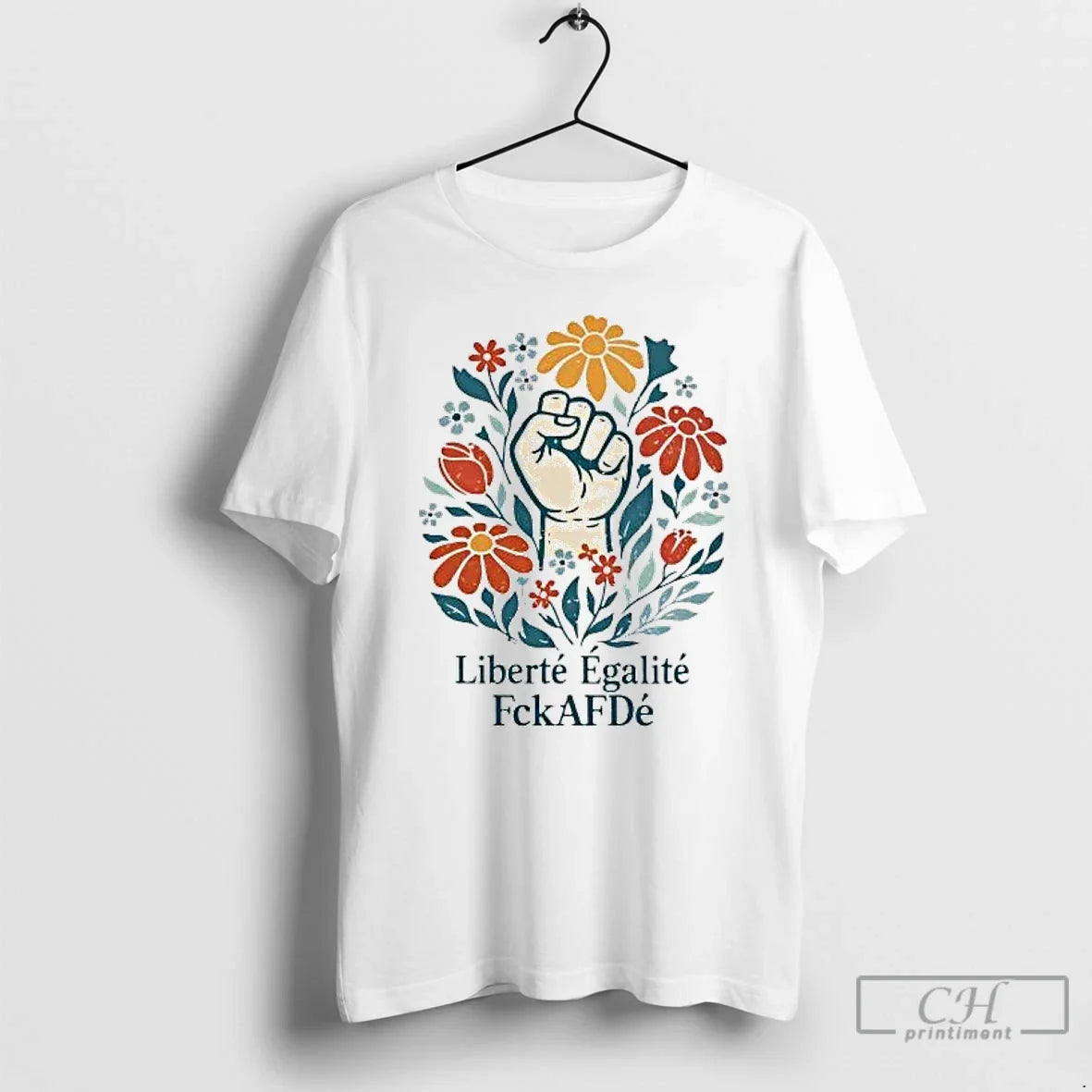 Classic Liberte Egalite Fckafde - T-Shirt, Sweatshirt, Hoodie