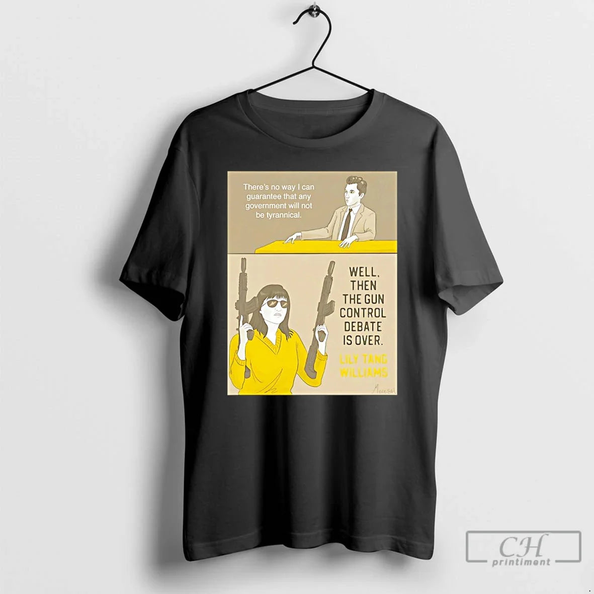 Classic Lily Tang Williams Well Then The Gun Control Debate Is Over Meme T Shirts - T-Shirt, Sweatshirt, Hoodie