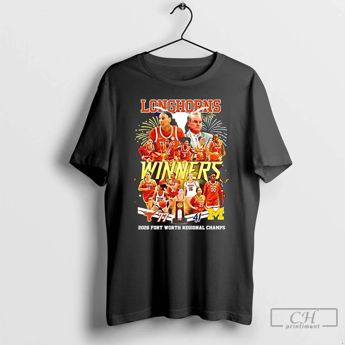 Classic Longhorns Beat Michigan Winners 2026 Fort Worth Regional Champions Unisex T-shirt, Sweatshirt, Hoodie, Long Sleeve Tee - T-Shirt, Sweatshirt, Hoodie