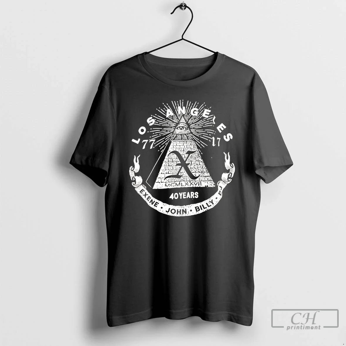 Classic Los 77 Angeles A 40 Years Exene John Billy - T-Shirt, Sweatshirt, Hoodie