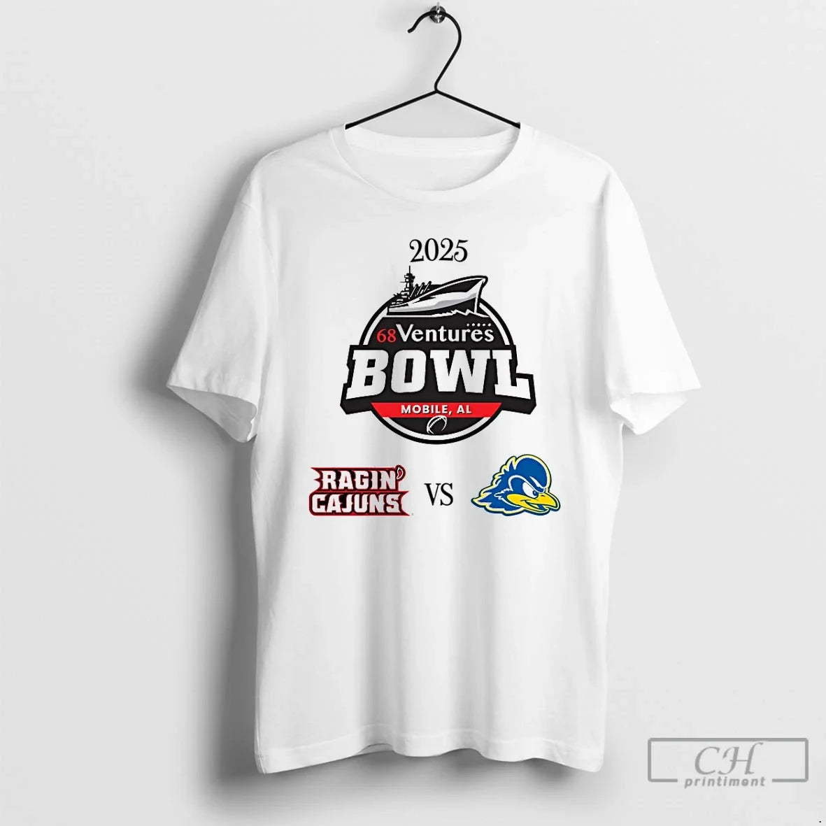 Classic Louisiana Ragin Cajuns Vs Delaware Blue Hens 2025 68 Ventures Bowl T Shirts Sweater - T-Shirt, Sweatshirt, Hoodie