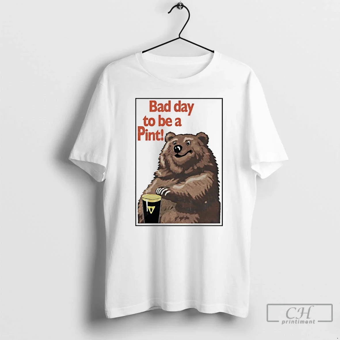 Classic Mjhg1t6x Bears Bad Day To Be Pint Unisex T-shirt, Sweatshirt, Hoodie, Long Sleeve Tee - T-Shirt, Sweatshirt, Hoodie