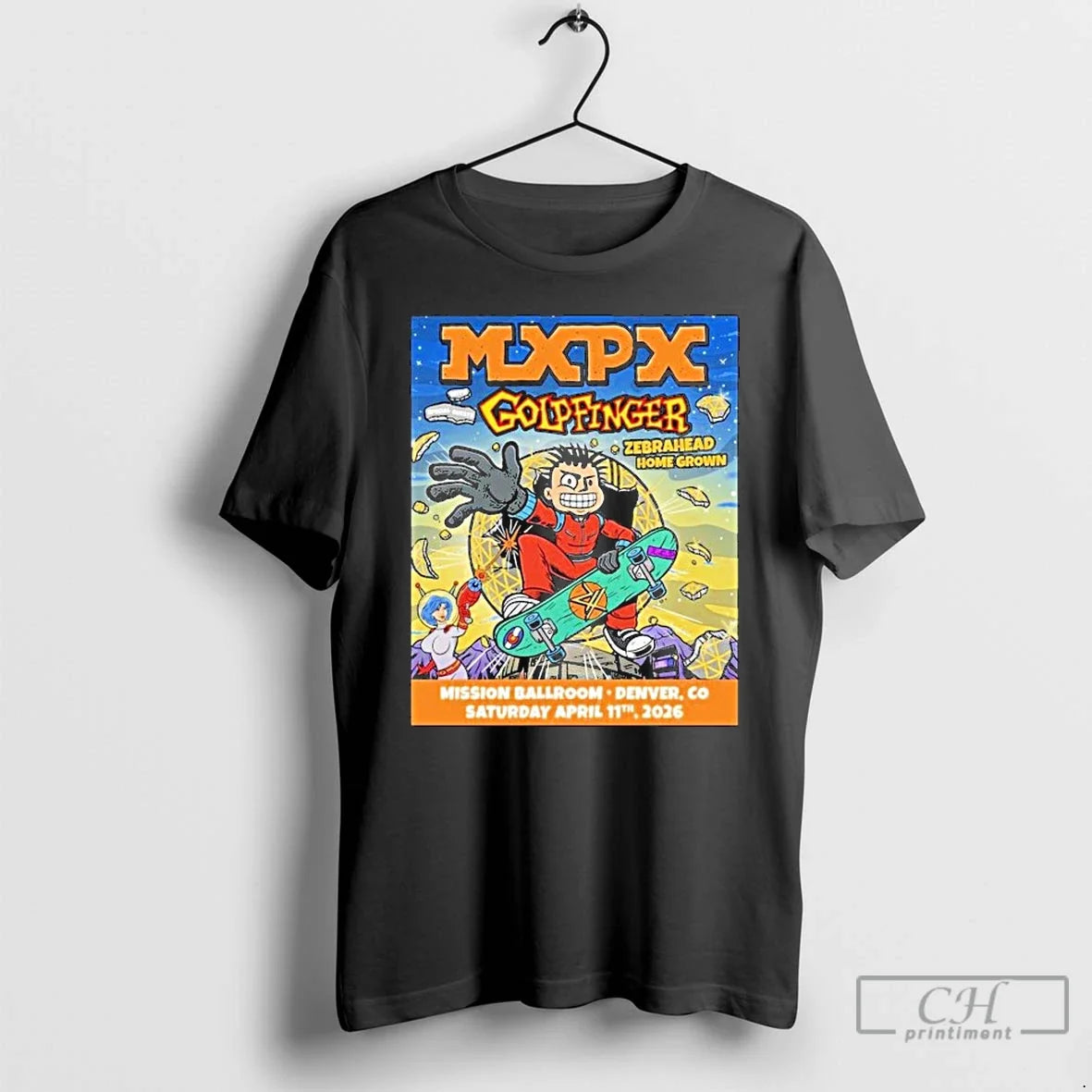 Classic Mxpx Goldfinger Mission Ballroom Apr 11 2026 In Denver Co - T-Shirt, Sweatshirt, Hoodie