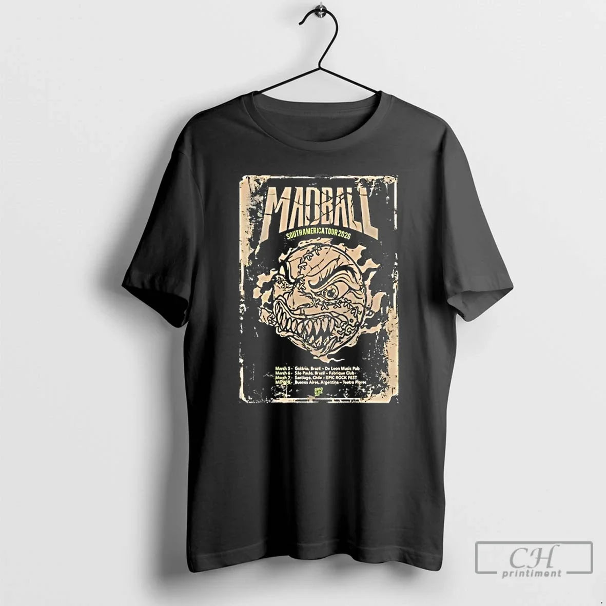 Classic Madball South America Tour 2026 Vintage - T-Shirt, Sweatshirt, Hoodie