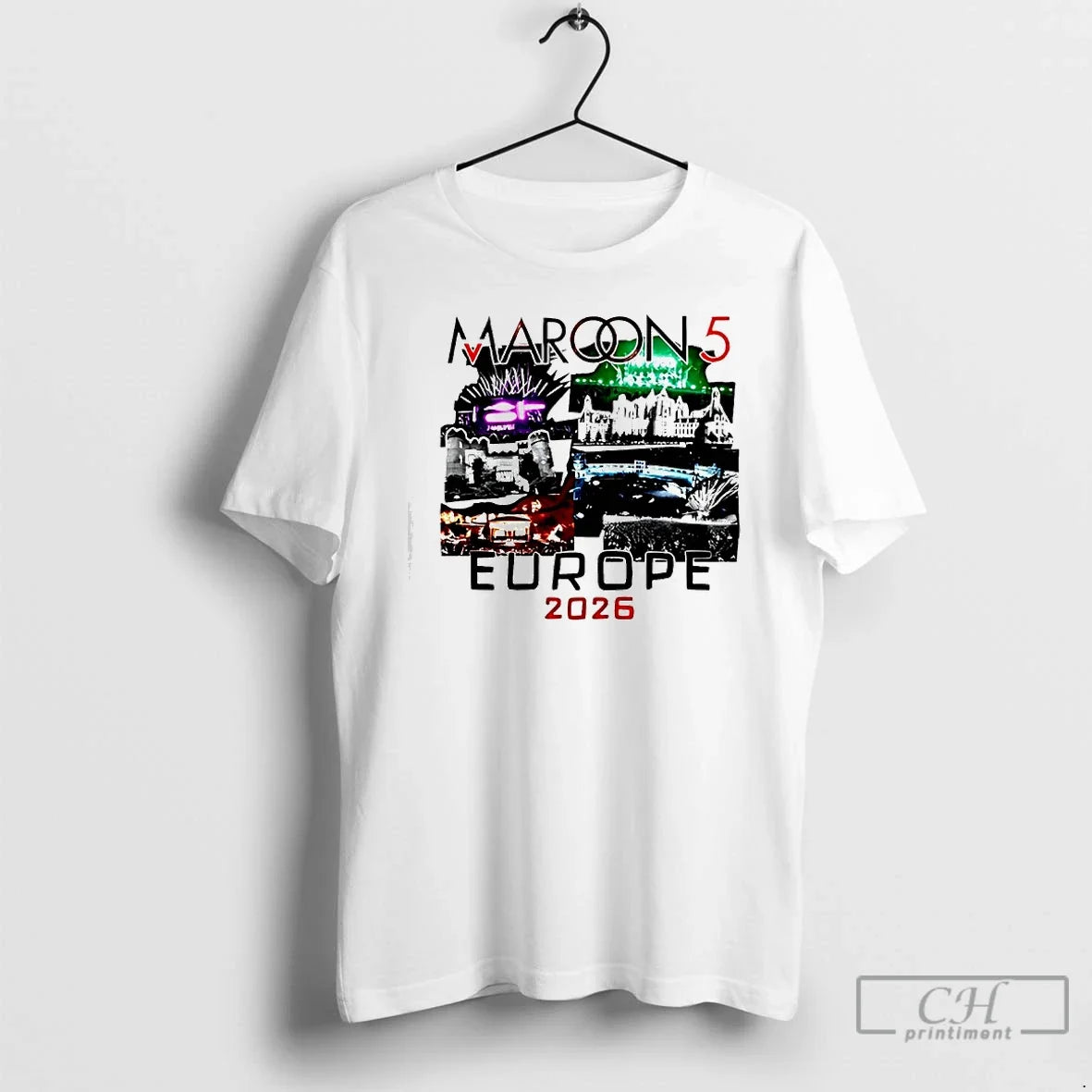 Classic Maroon 5 Europe Tour 2026 - T-Shirt, Sweatshirt, Hoodie