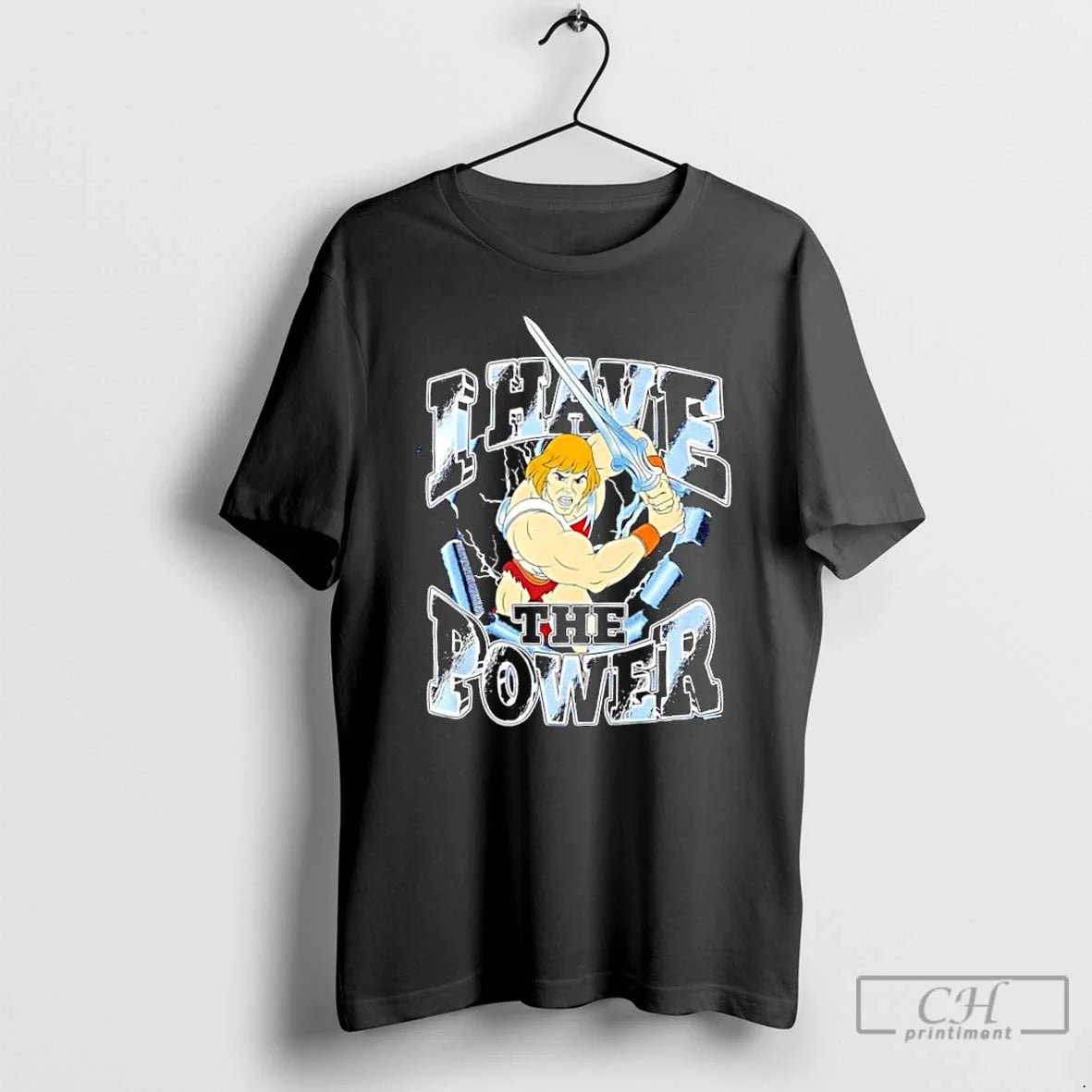 Classic Masters Of The Universe He Man Power Graphic - T-Shirt, Sweatshirt, Hoodie