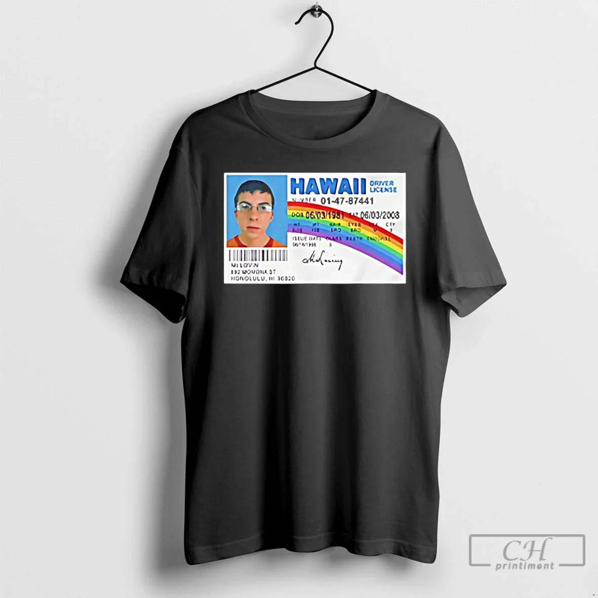 Classic Mclovin Id Dake Driver License Unisex T-shirt, Sweatshirt, Hoodie, Long Sleeve Tee - T-Shirt, Sweatshirt, Hoodie