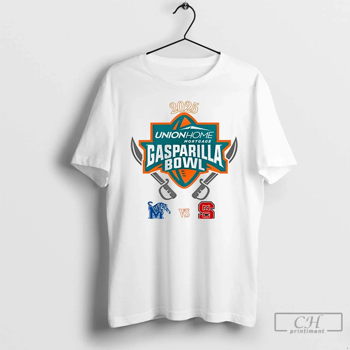 Classic Memphis Tigers Vs Nc State Wolfpack 2025 Gasparilla Bowl - T-Shirt, Sweatshirt, Hoodie