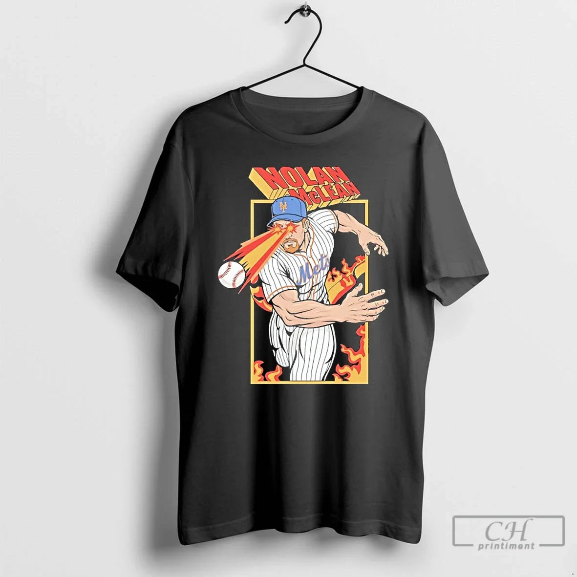 Classic Mets Nolan Mclean Laser Beam Unisex T-shirt, Sweatshirt, Hoodie, Long Sleeve Tee - T-Shirt, Sweatshirt, Hoodie