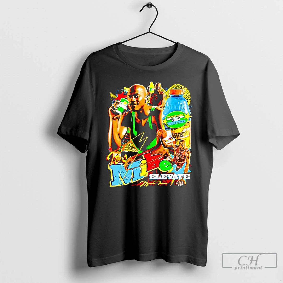 Classic Michael Thirst Like Mike Elevate Graphic - T-Shirt, Sweatshirt, Hoodie