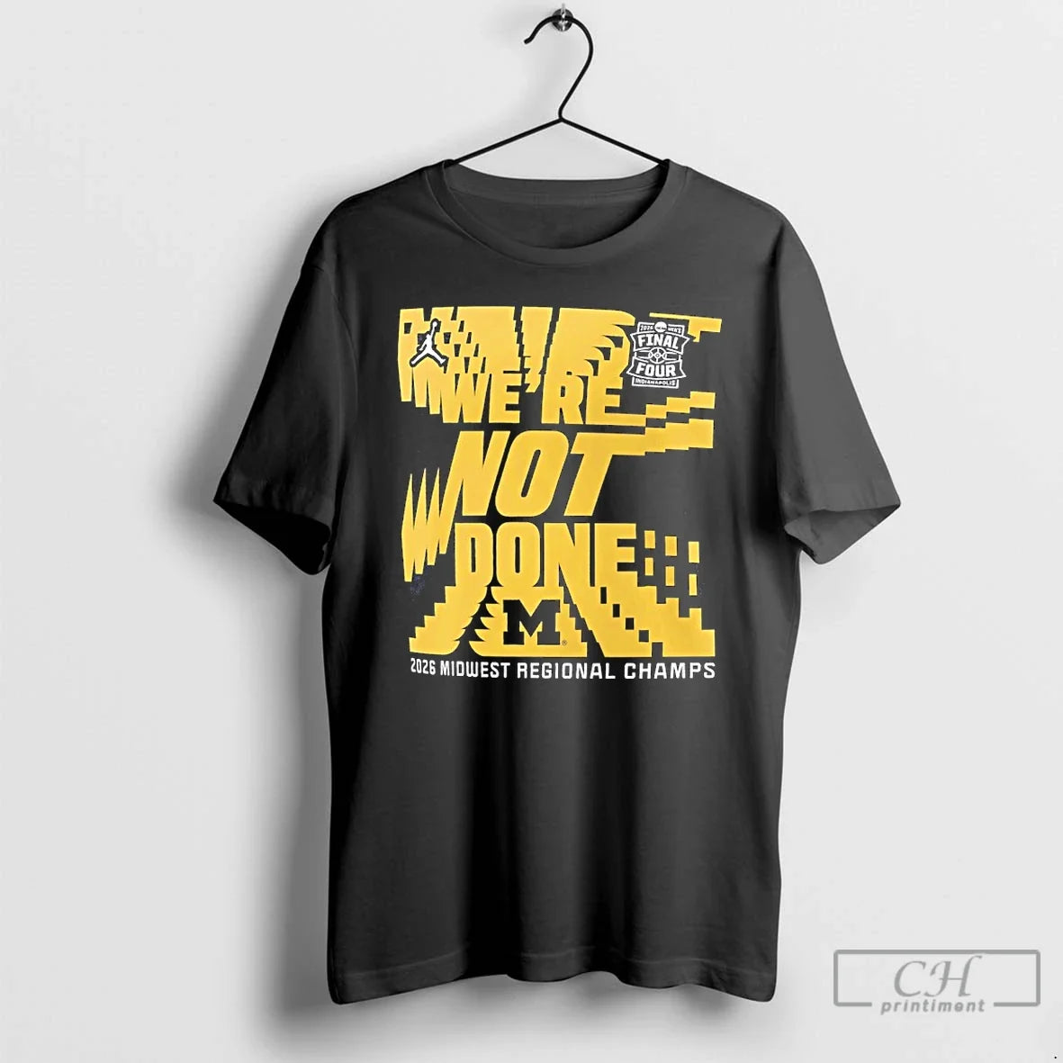 Classic Michigan Wolverines 2026 Ncaa Mens Basketball Tournament Final Four Unisex T-shirt, Sweatshirt, Hoodie, Long Sleeve Tee - T-Shirt, Sweatshirt, Hoodie