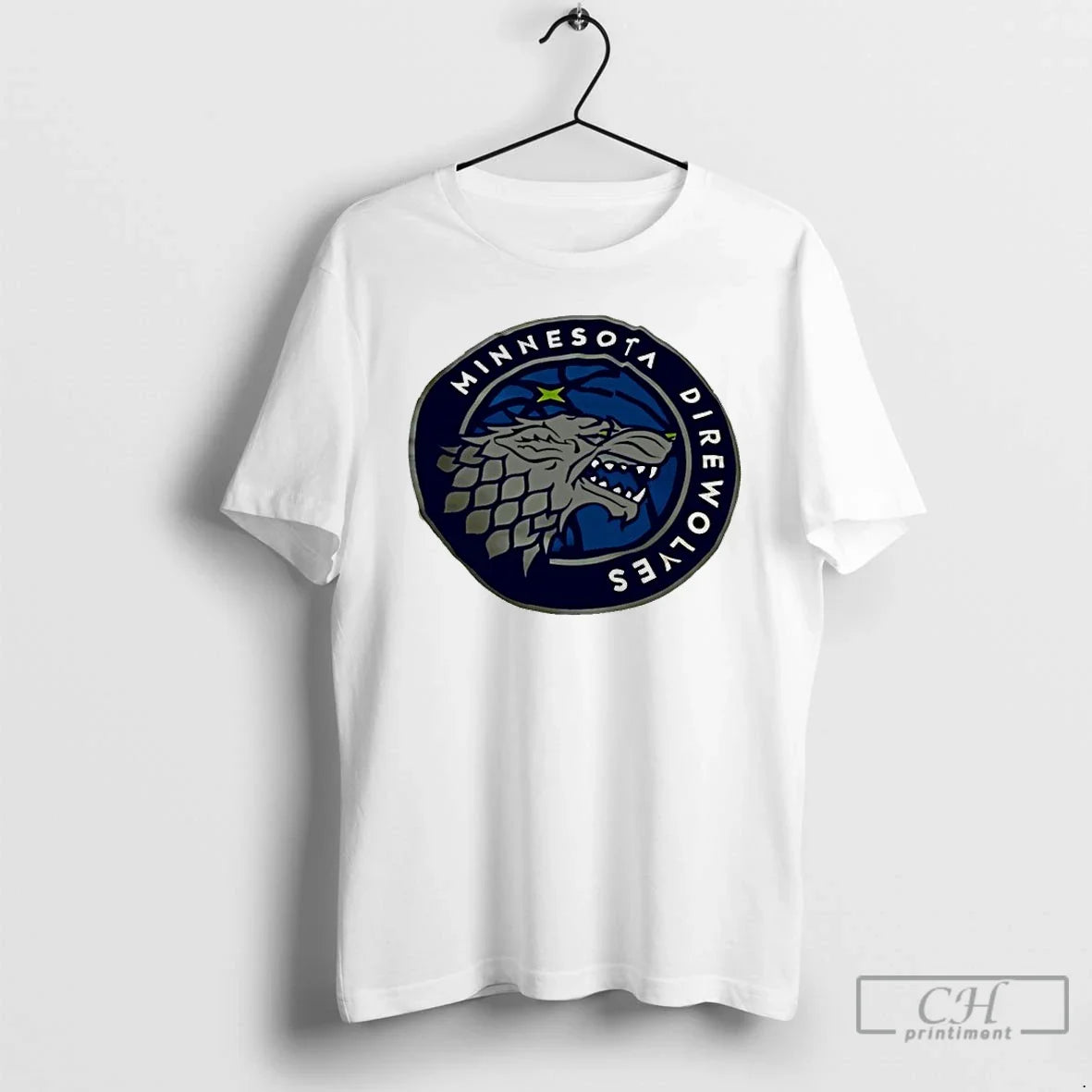Classic Minnesota Direwolves Minnesota Timberwolves Logo Unisex T-shirt, Sweatshirt, Hoodie, Long Sleeve Tee - T-Shirt, Sweatshirt, Hoodie