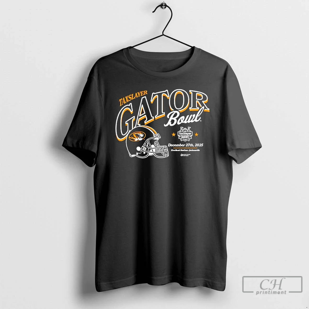 Classic Mizzou Tigers 2025 Taxslayer Gator Bowl Helmet - T-Shirt, Sweatshirt, Hoodie