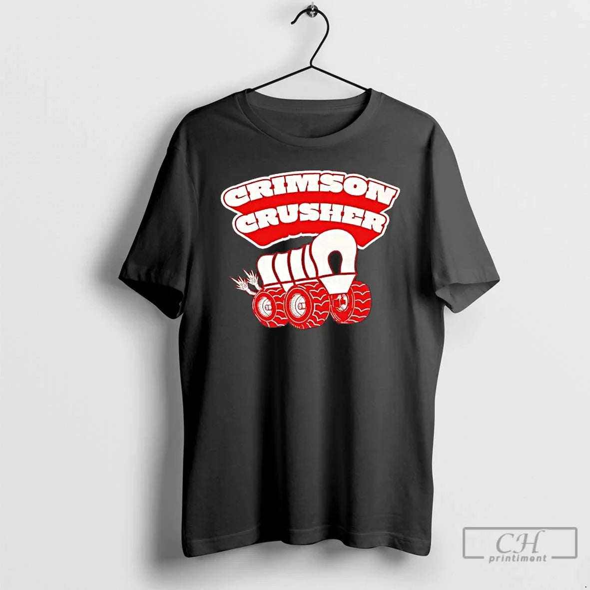 Classic Monster Truck Crimson Crusher - T-Shirt, Sweatshirt, Hoodie