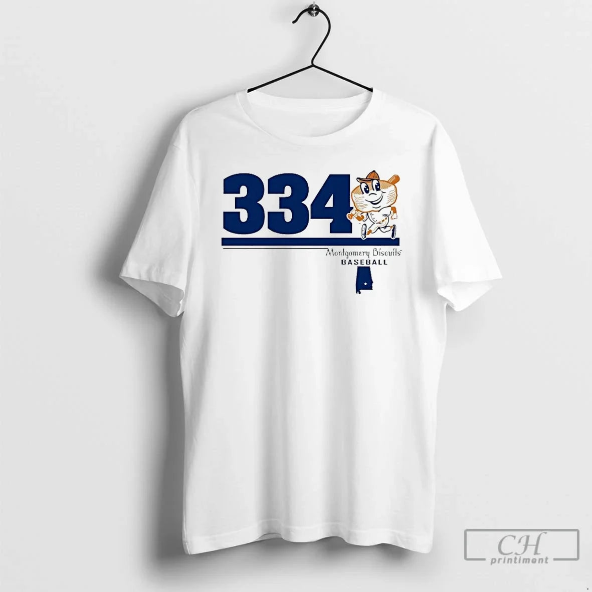 Classic Montgomery Biscuits Baseball 334 - T-Shirt, Sweatshirt, Hoodie