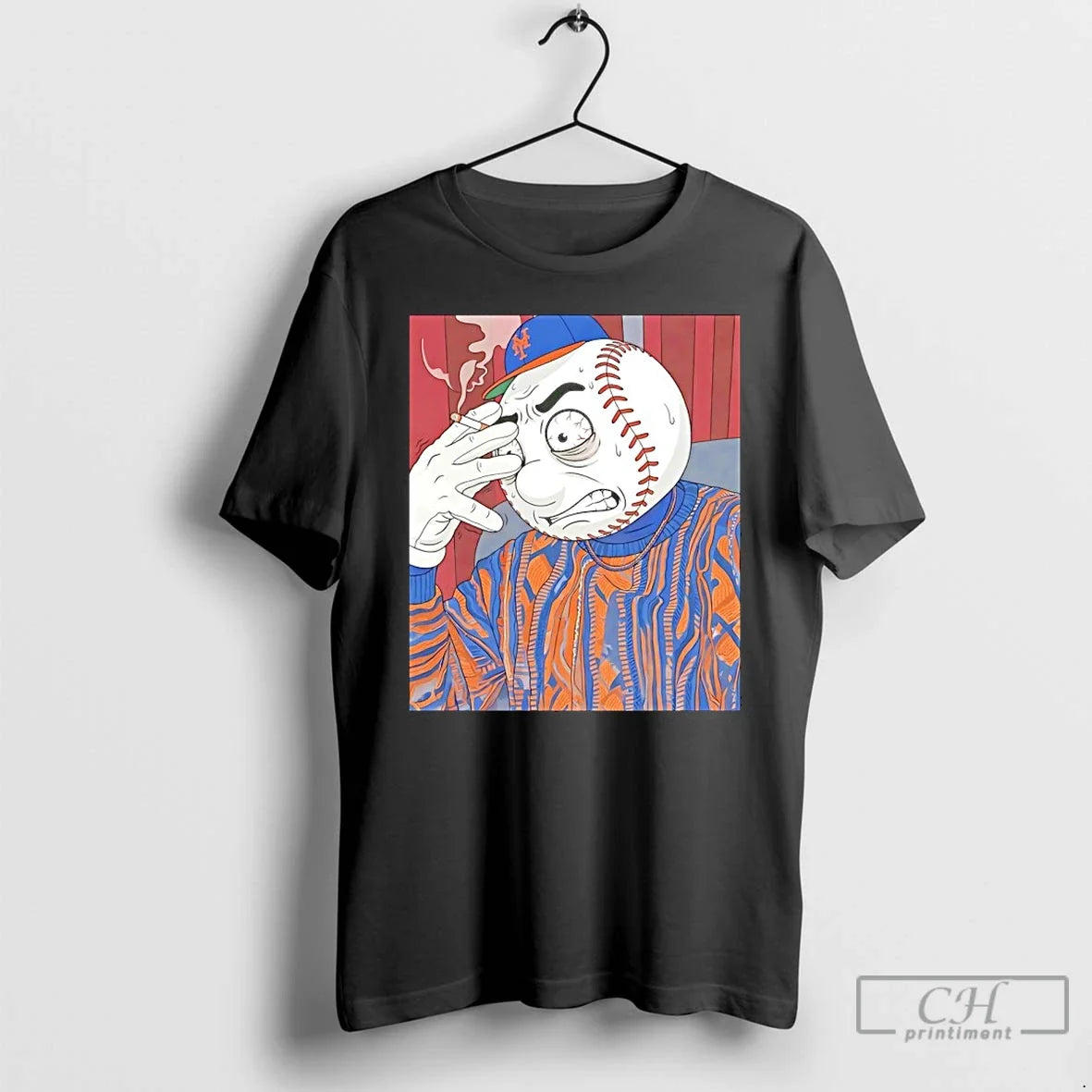 Classic Mr Stressed Smoking New York Mets Unisex T-shirt, Sweatshirt, Hoodie, Long Sleeve Tee - T-Shirt, Sweatshirt, Hoodie