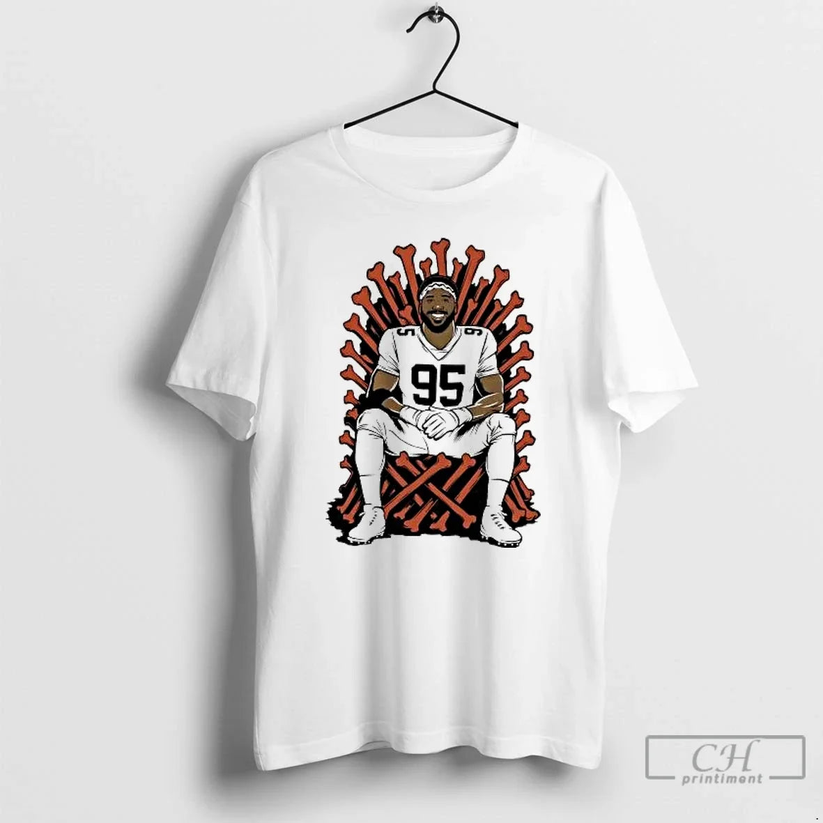 Classic Myles Garrett Single Season Sack King Thones Cleveland Browns - T-Shirt, Sweatshirt, Hoodie