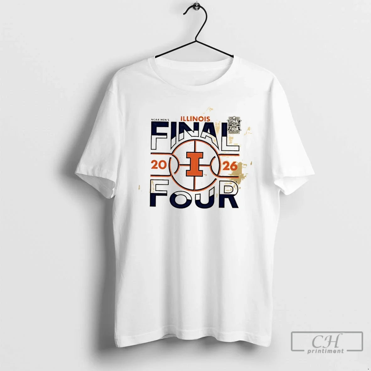 Classic Ncaa Mens Final Four 2026 Illinois Fighting Illini Unisex T-shirt, Sweatshirt, Hoodie, Long Sleeve Tee - T-Shirt, Sweatshirt, Hoodie
