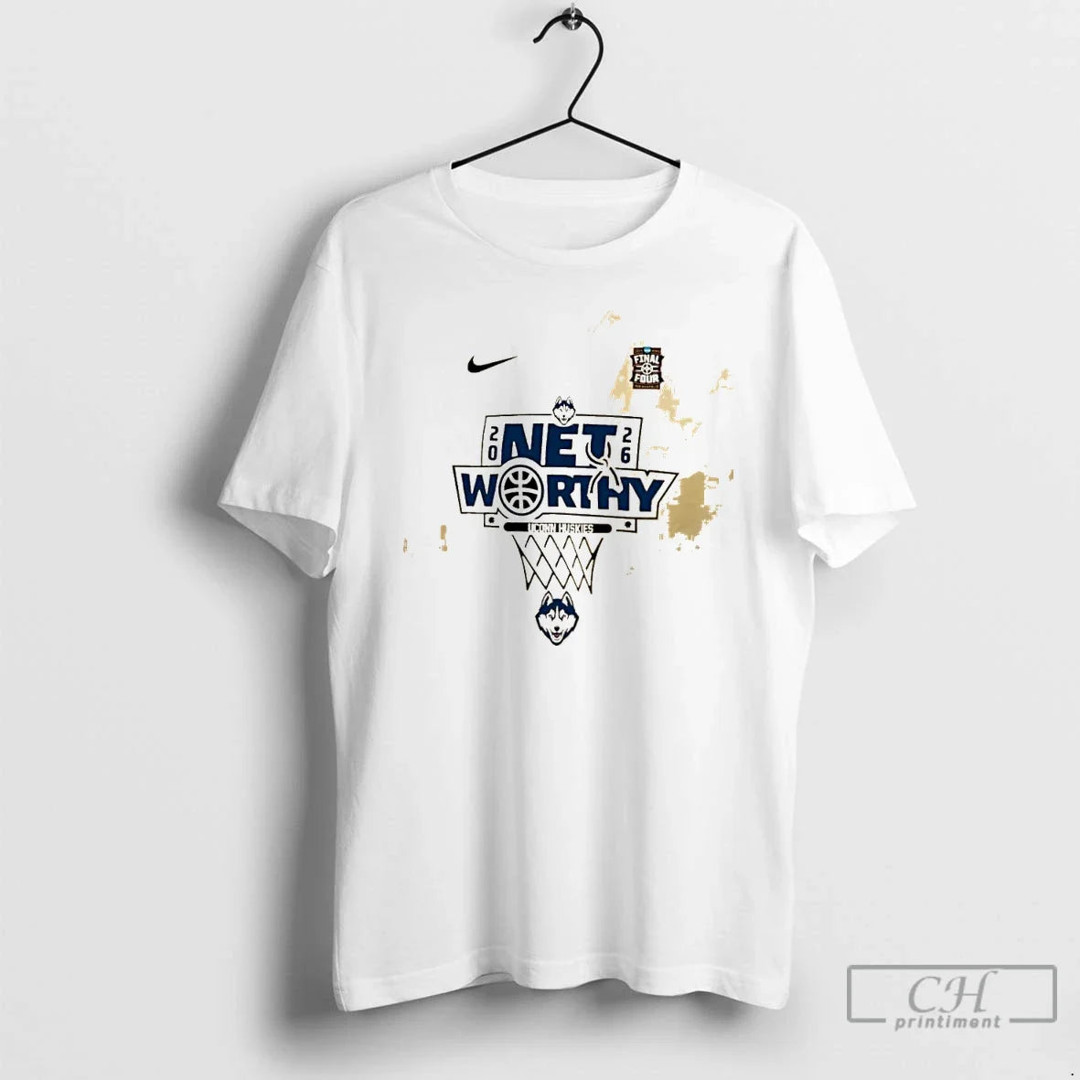 Classic Net Worthy Uconn Huskies Final Four Series 2026 Basketball Team Unisex T-shirt, Sweatshirt, Hoodie, Long Sleeve Tee - T-Shirt, Sweatshirt, Hoodie