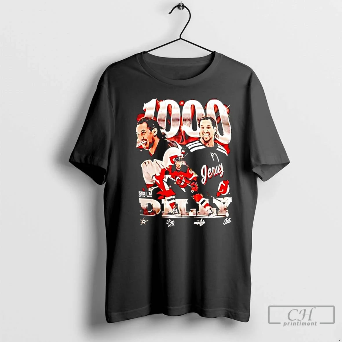 Classic New Jersey Devils Brenden Dillon 1000 Career Nhl Games hockey jersey product view 1