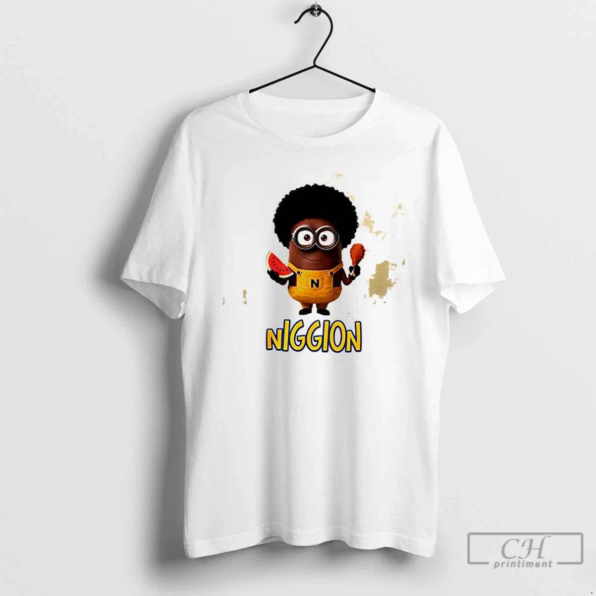 Classic Niggion Minion Graphic Unisex T-shirt, Sweatshirt, Hoodie, Long Sleeve Tee - T-Shirt, Sweatshirt, Hoodie