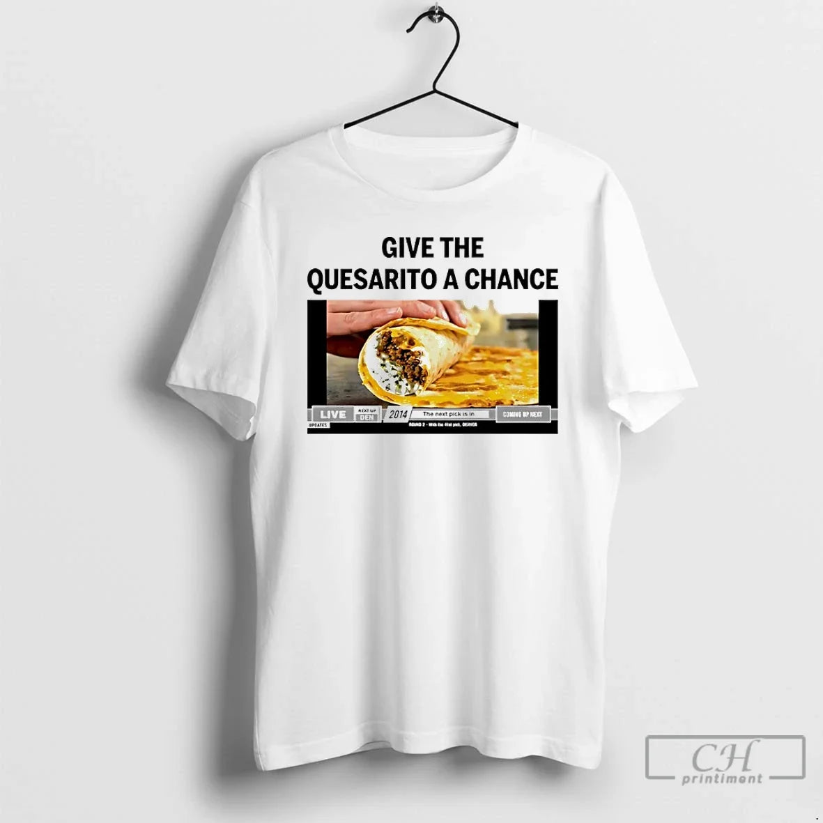 Classic Nikola Jokic Give The Quesarito A Chance Taco Bell - T-Shirt, Sweatshirt, Hoodie