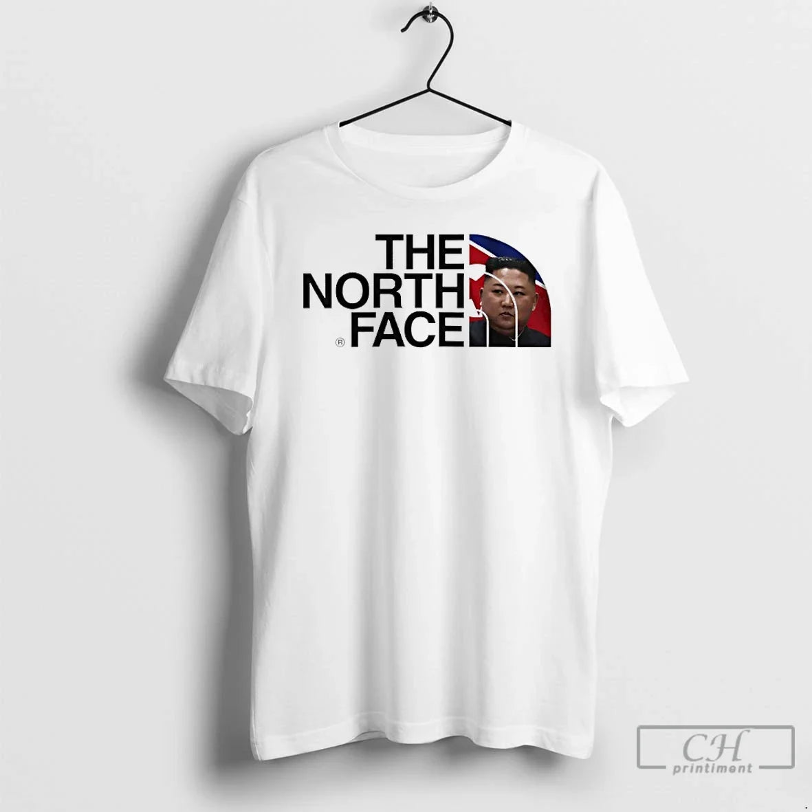 Classic North Face Parody Logo Kim Jong Un Unisex T-shirt, Sweatshirt, Hoodie, Long Sleeve Tee - T-Shirt, Sweatshirt, Hoodie