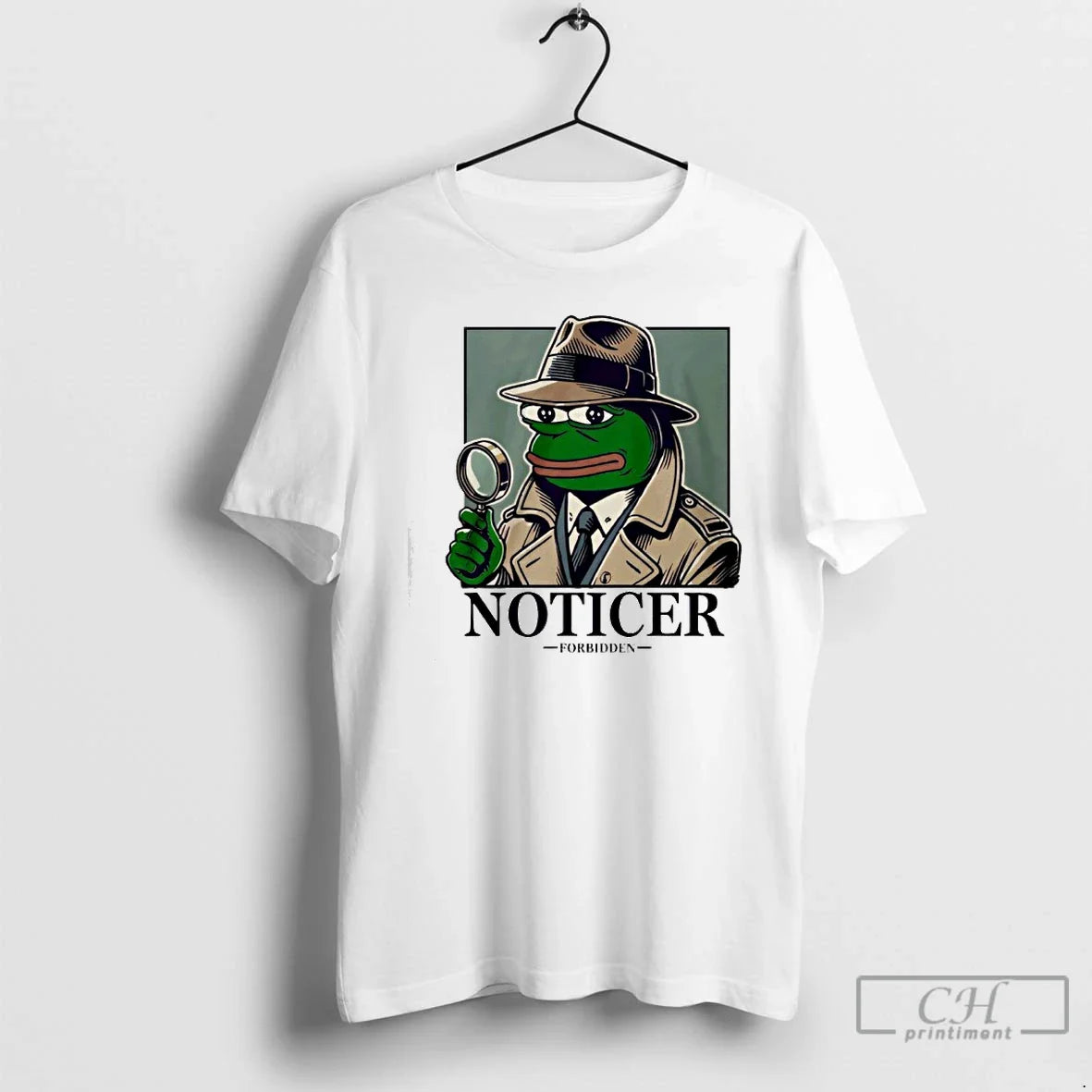 Classic Noticer Pepe Forbidden Frog - T-Shirt, Sweatshirt, Hoodie