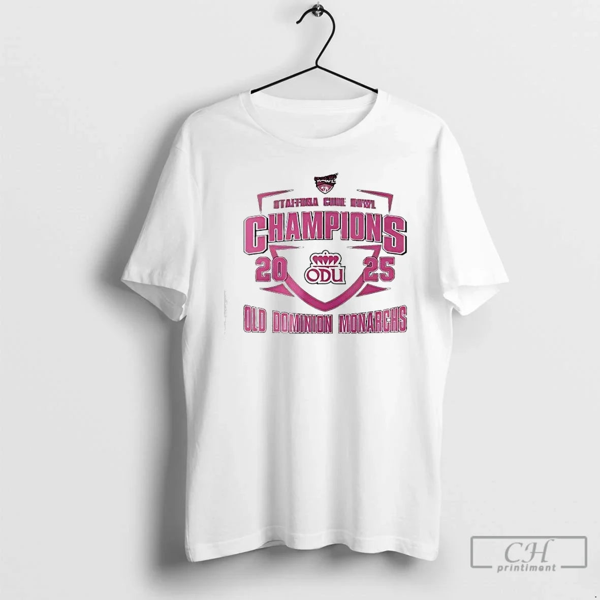 Classic Old Dominion Monarchs 2025 Cure Bowl Champion - T-Shirt, Sweatshirt, Hoodie