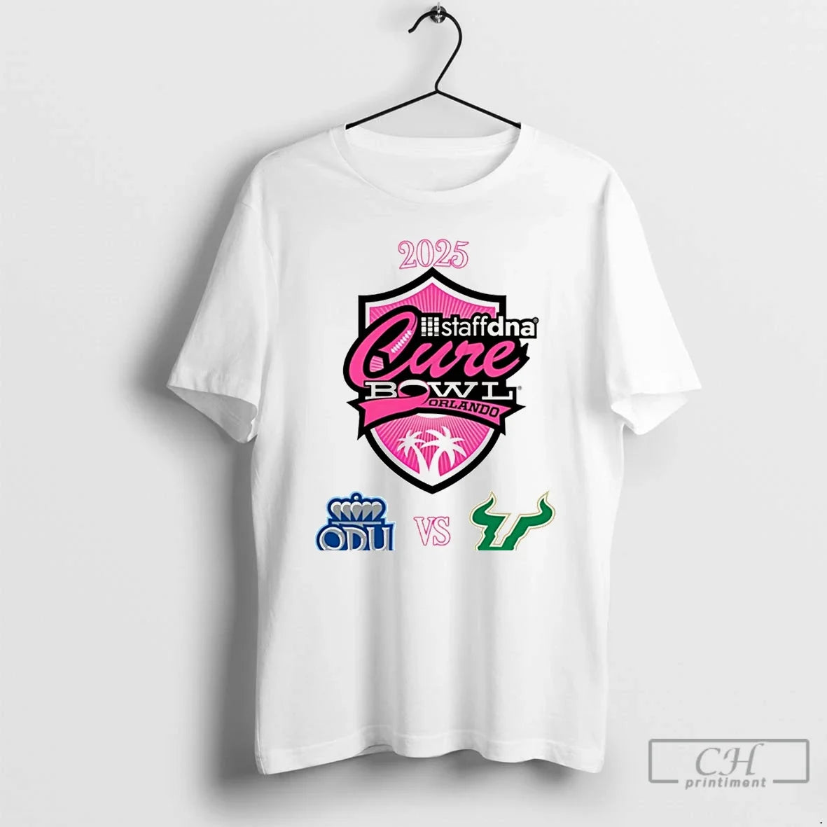Classic Old Dominion Monarchs Vs South Florida Bulls 2025 Cure Bowl - T-Shirt, Sweatshirt, Hoodie