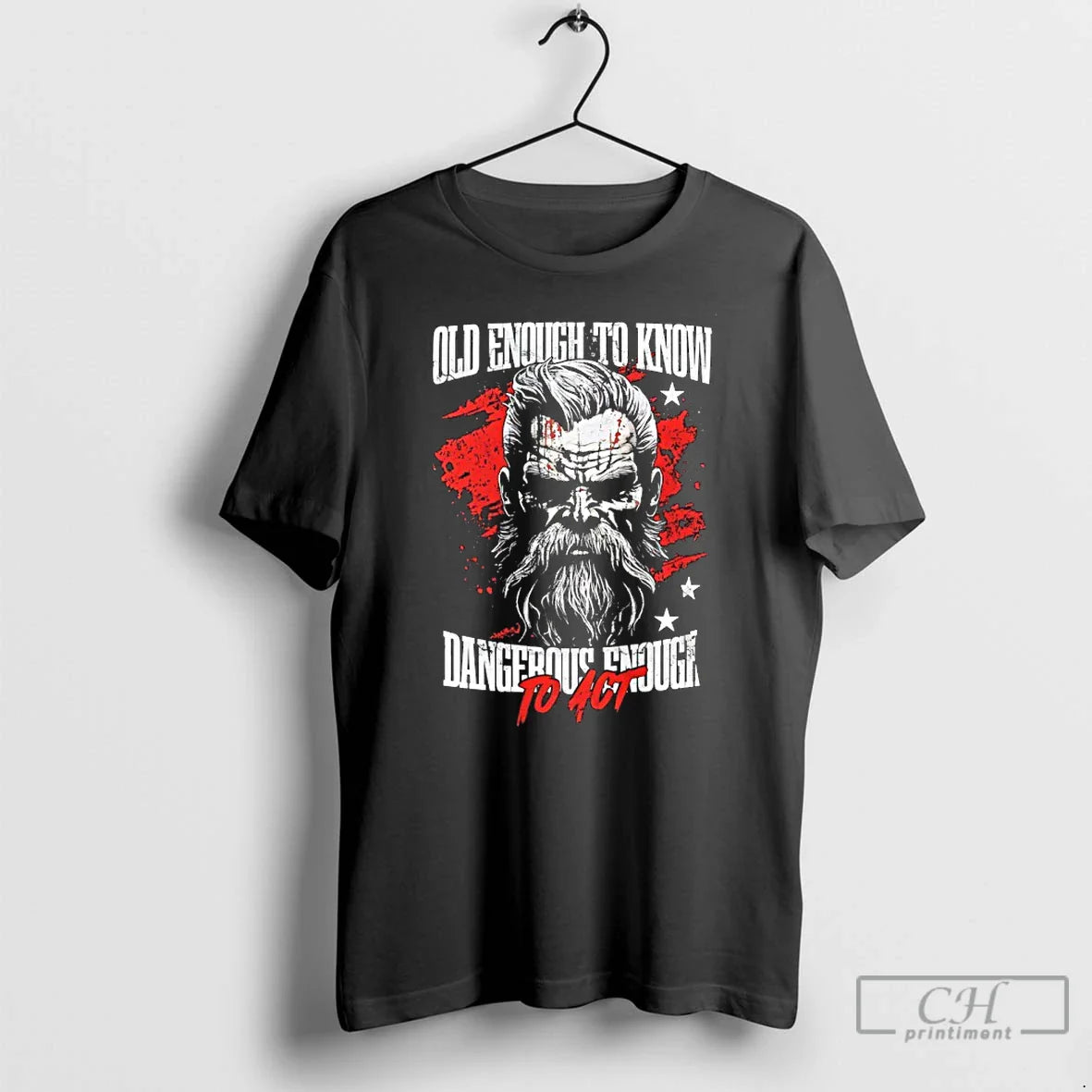 Classic Old Enough To Know Dangerous Enough To Act Skull Unisex T-shirt, Sweatshirt, Hoodie, Long Sleeve Tee - T-Shirt, Sweatshirt, Hoodie