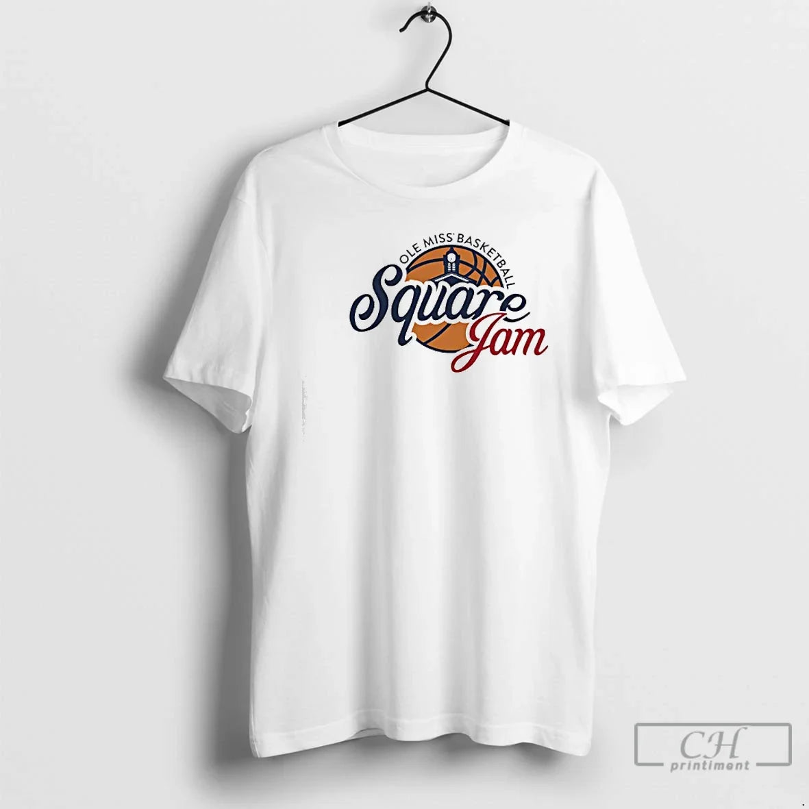 Classic Ole Miss Basketball Square Jam - T-Shirt, Sweatshirt, Hoodie