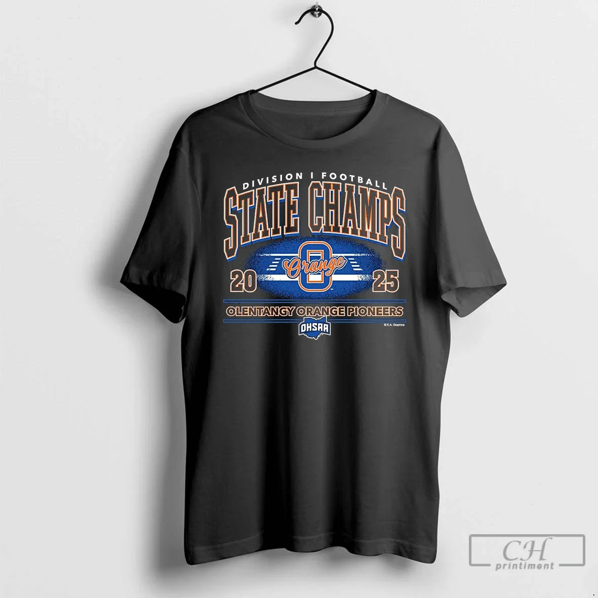 Classic Olentangy Orange Pioneers 2025 Football D1 State Champions - T-Shirt, Sweatshirt, Hoodie