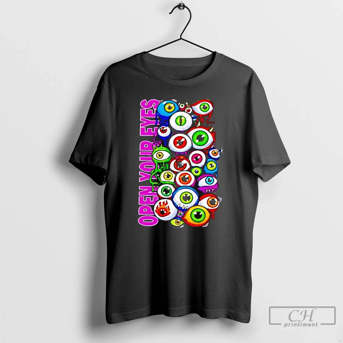 Classic Open Your Eyes Art - T-Shirt, Sweatshirt, Hoodie