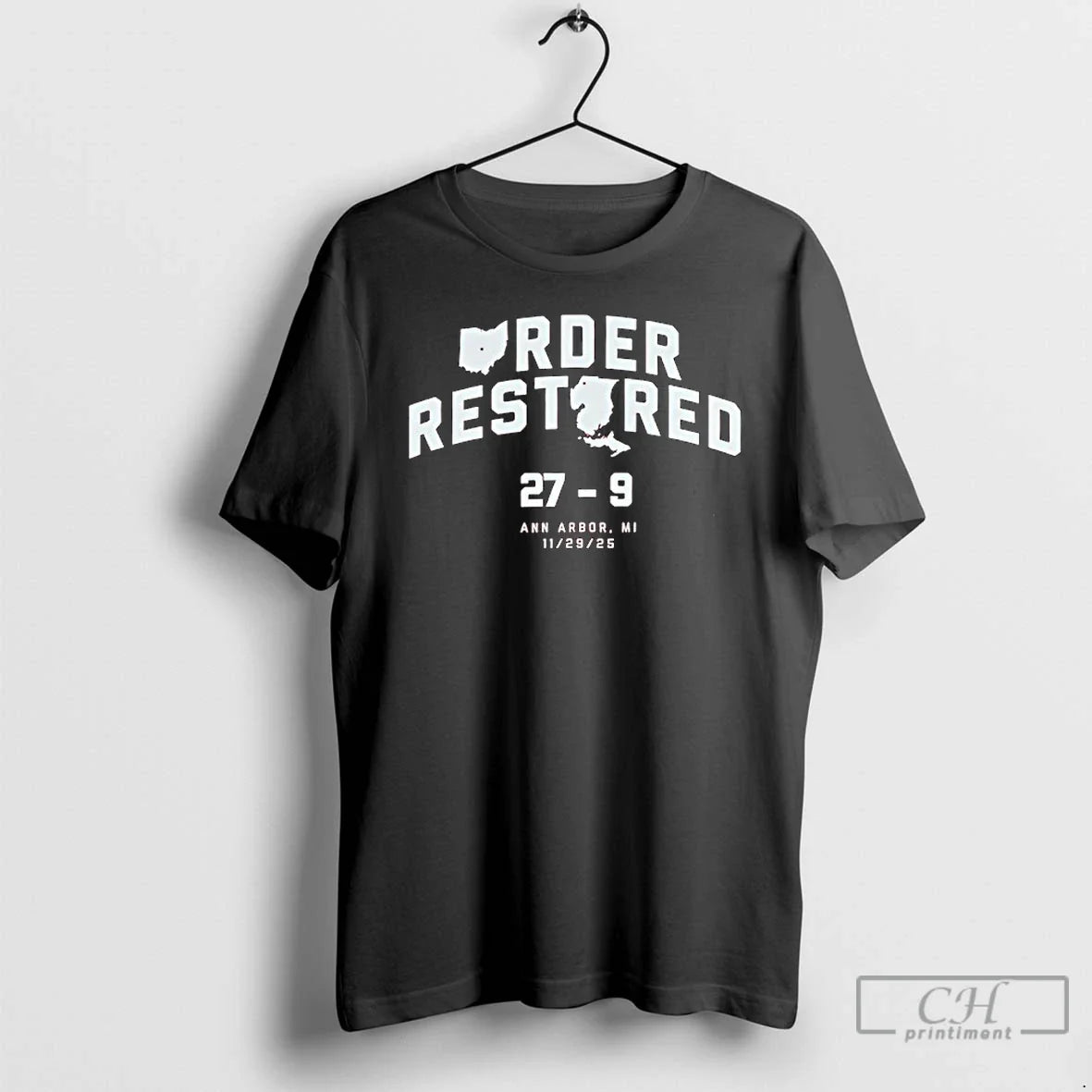 Classic Order Restored 27 9 Ann Arbor Mi Nov 29th 2025 State T Shirts Sweater - T-Shirt, Sweatshirt, Hoodie